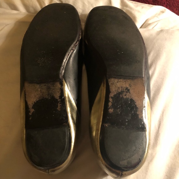 Gucci Flats - Bamboo Horse-bit Black/Gold - sz 9 - Picture 6 of 8